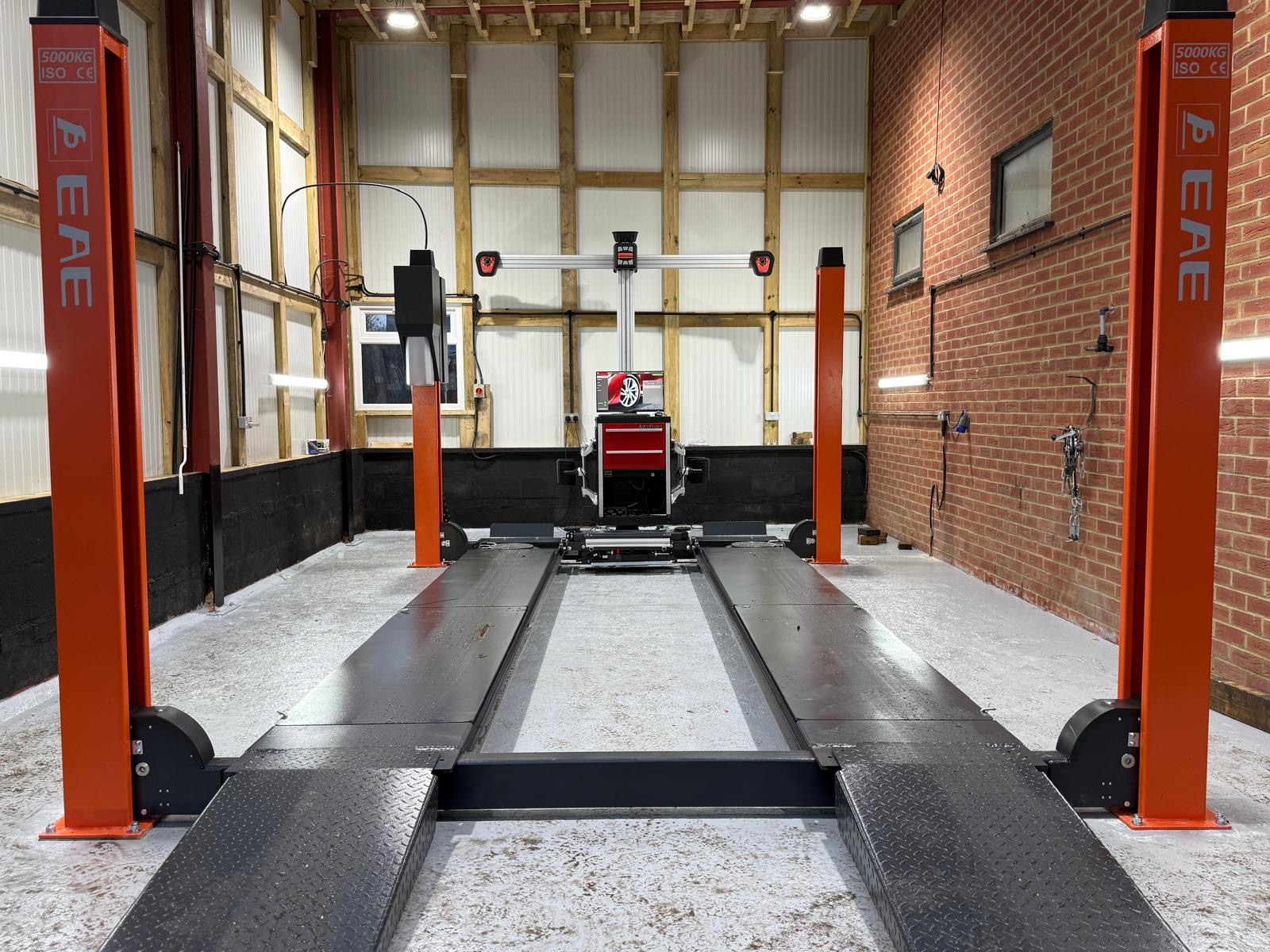 Laser alignment ramp empty