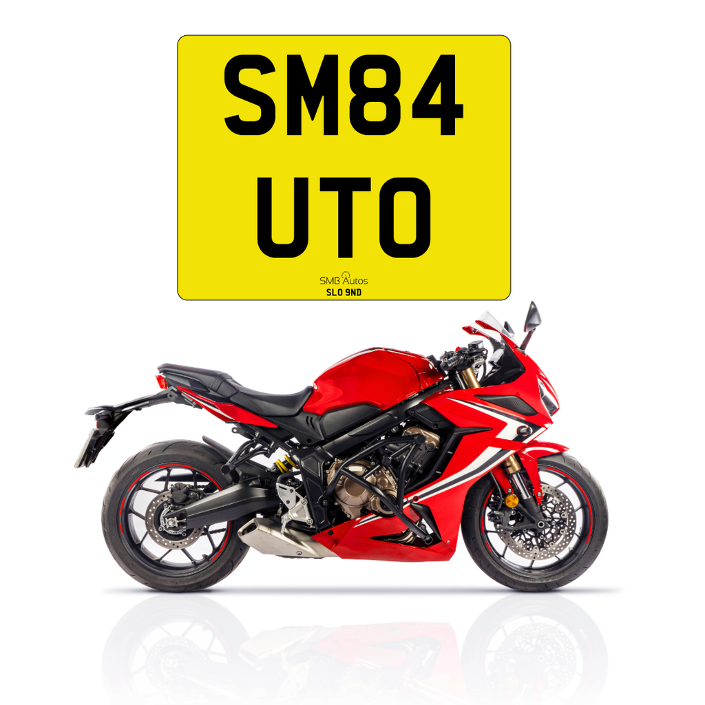 Premium ABS Number Plates (Motorcycle, Rear)